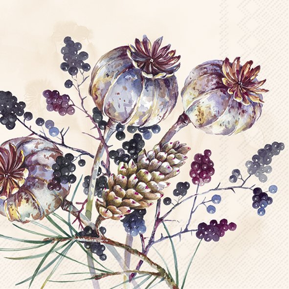 Servíettur 33*33cm Amara cream