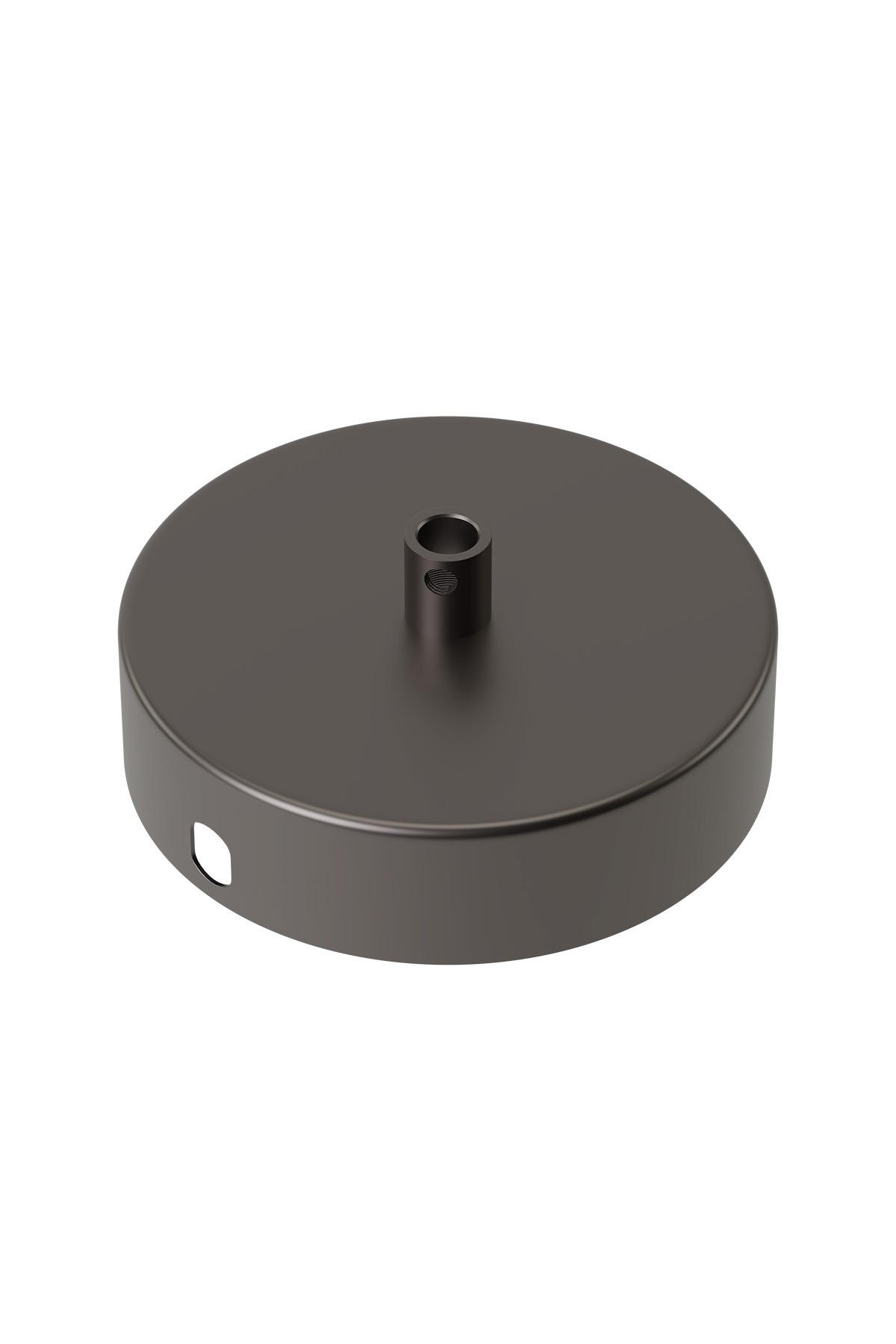 Calex baldakin málm 100mm, 1 úrtak, perlusvart matt