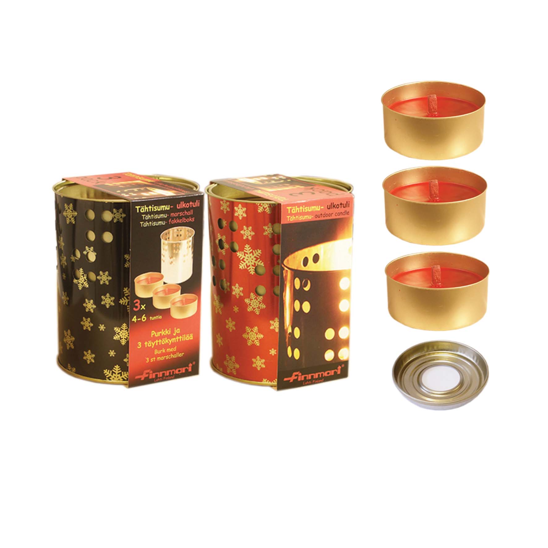 Útikerti Stardust 3stk.