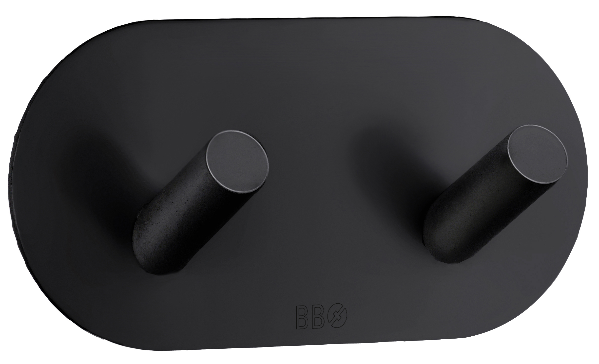 Tvöfaldur snagi rúnaður, svart