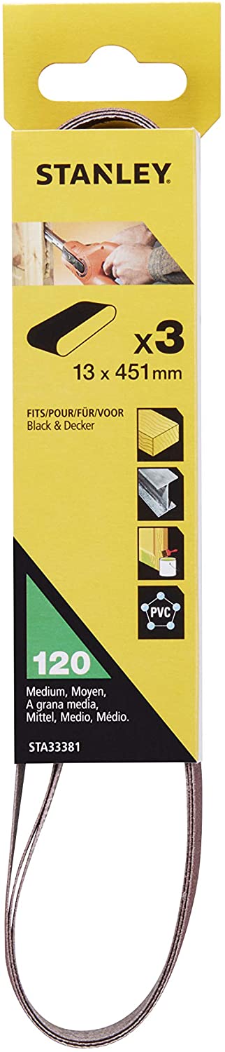 SLÍPIBAND 13MM GR 120(3) TRÉ/JÁRN