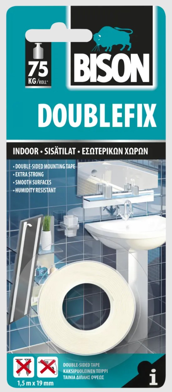 TVÖFALT LÍM BISON - 1.5MX19MM