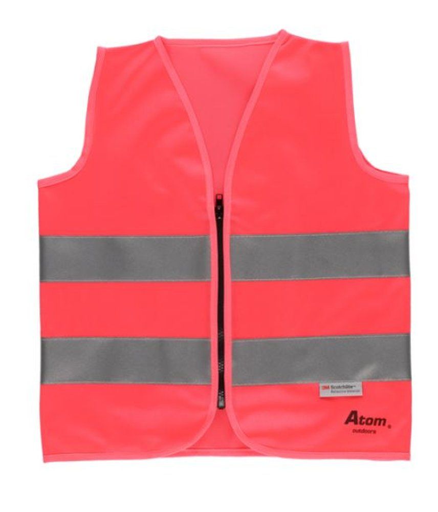 Endurskinsvesti fyrir börn  bleik L