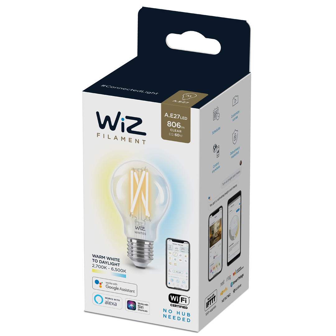 WIZ Alm. ljósapera filament 60w E27 ambience