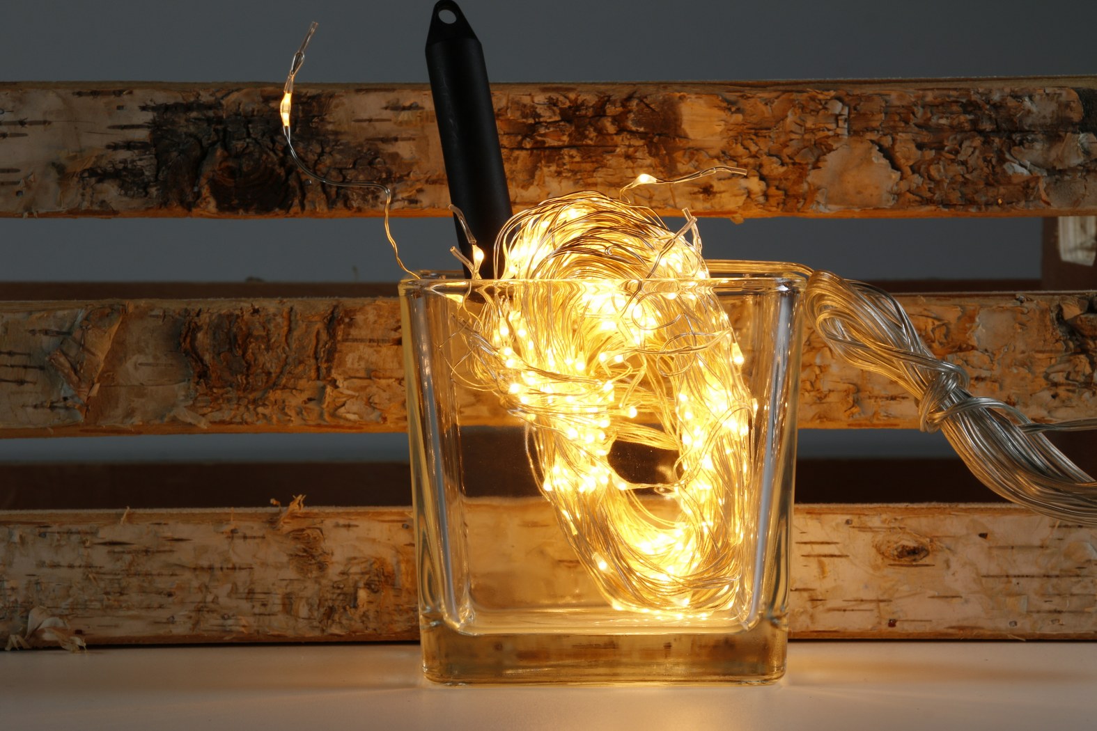 Sería Dew Drops vöndur 360LED hlítt hvítt