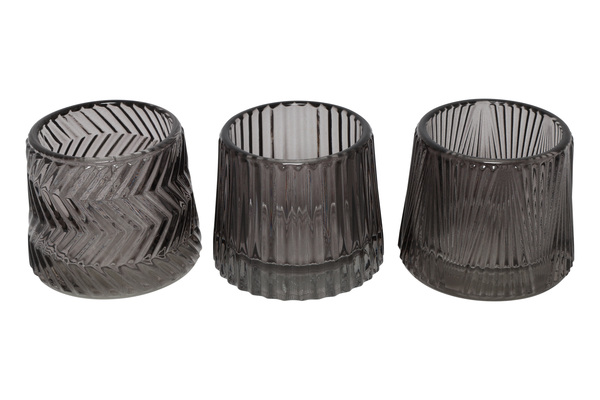 Kertastjaki tetonia grár 8*h7cm