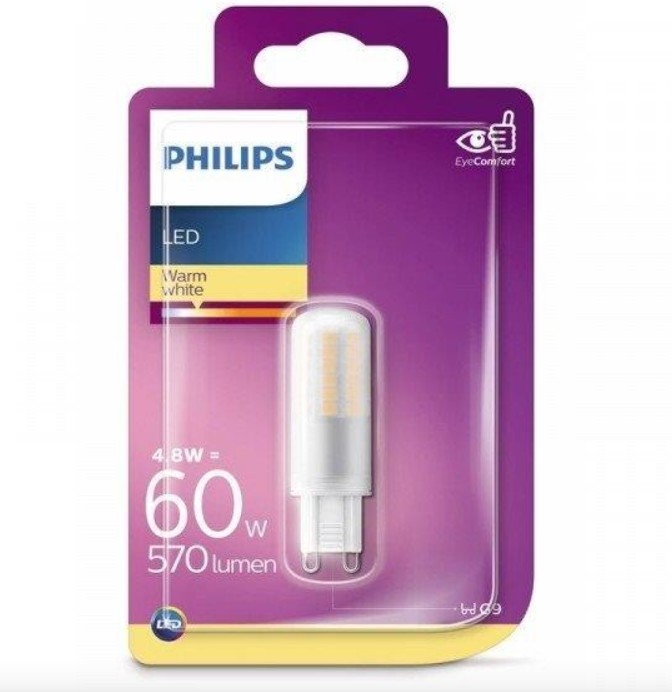 Led Kubbur G9 60W Warmwh ódimmanleg