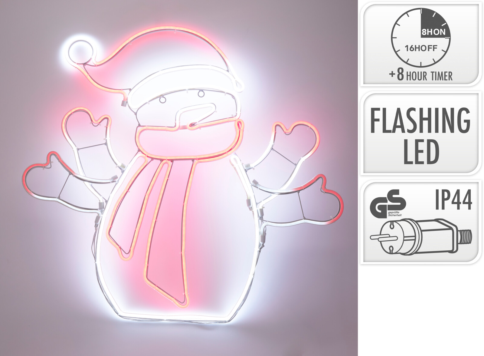 Snjókarl slönguseríu með hreyfingu