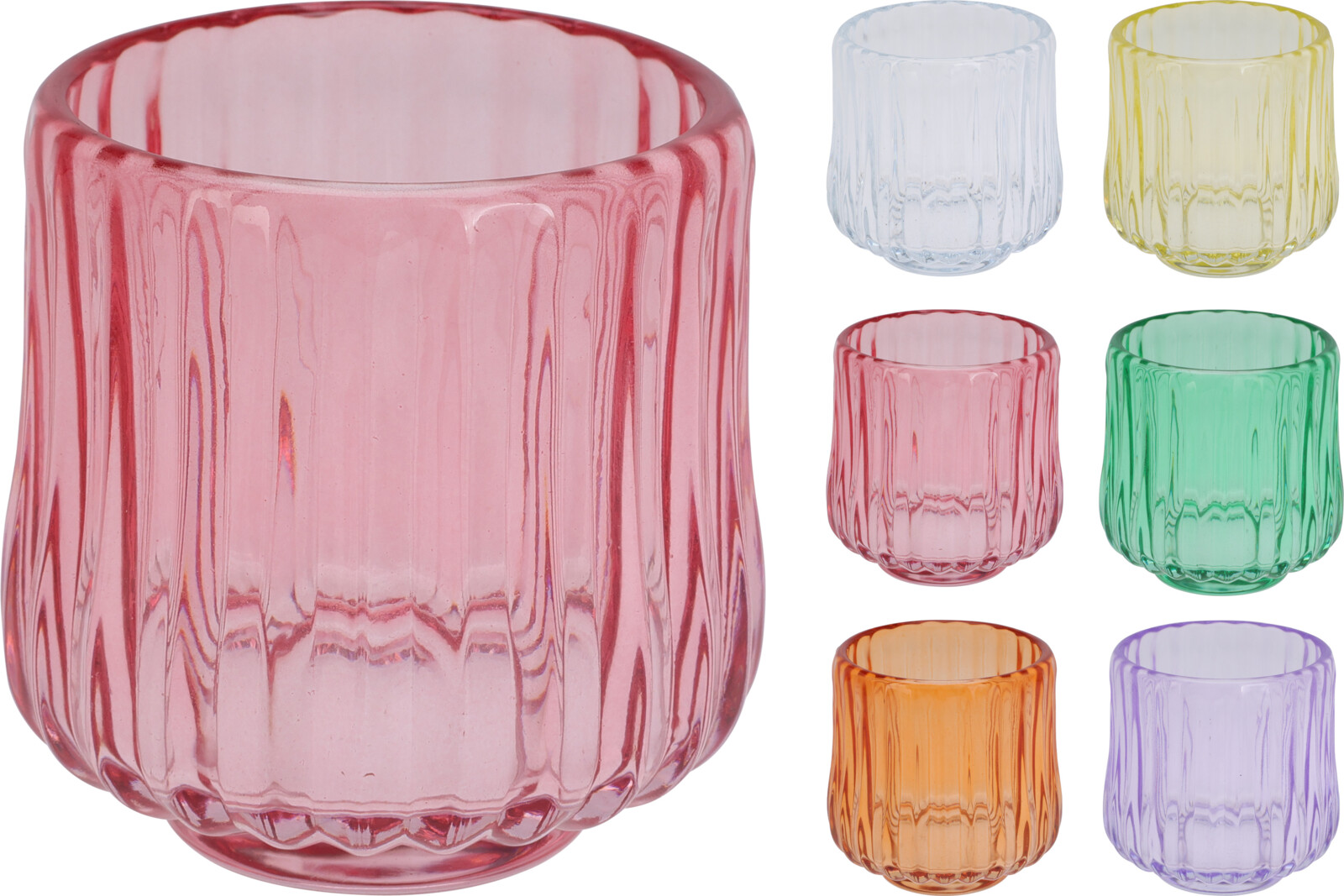 Kertastjaki fyrir teljós gler 6 litir