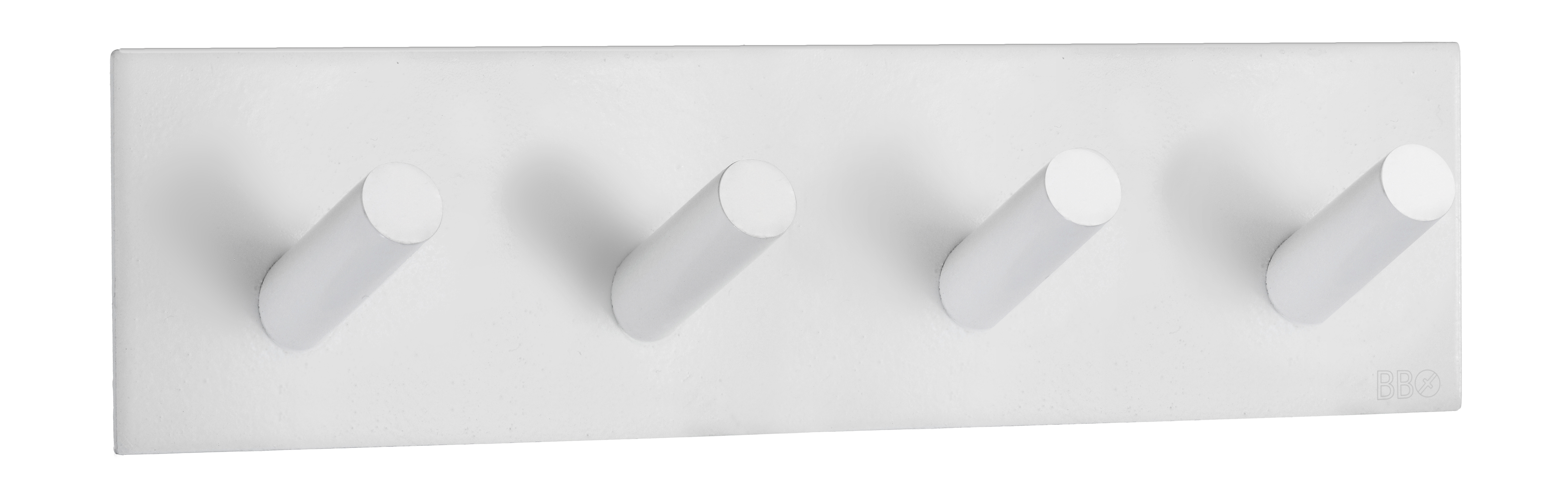 Fjórfaldur snagi kantaður, hvítt