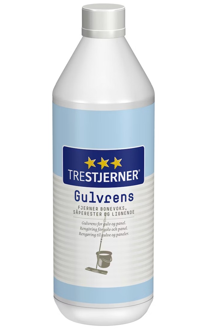 Gólfhreinsir Trestjerner Gulvrens 1L