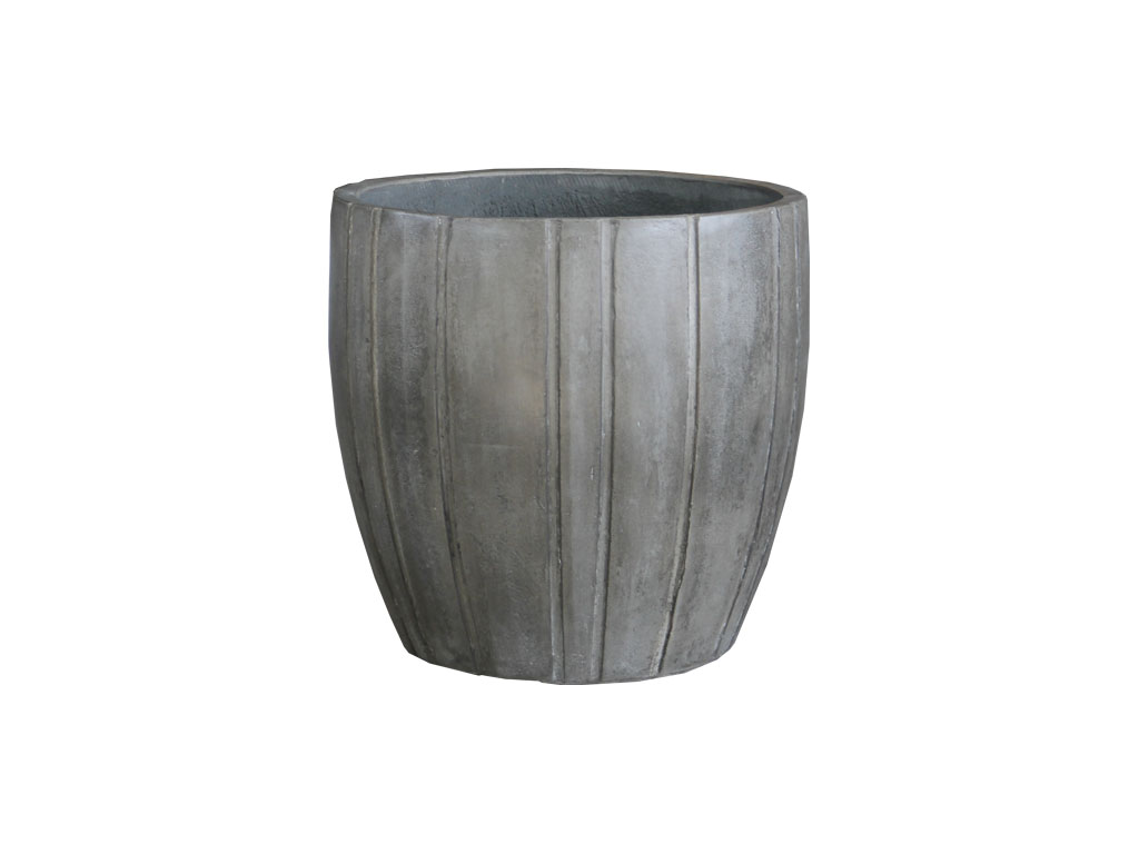 Pottur 20*28cm cement grár