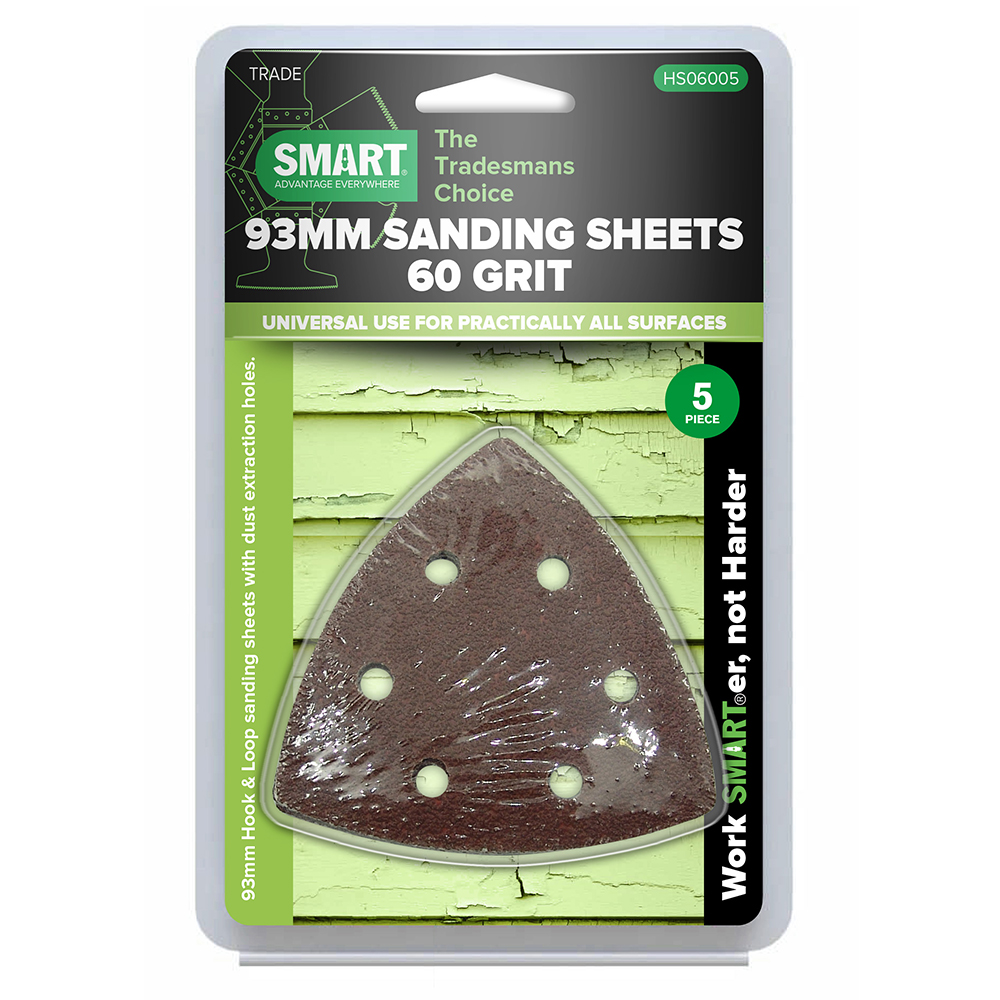 SMART SANDPAPPÍR 93MM GR 60 (5)  - HS06005