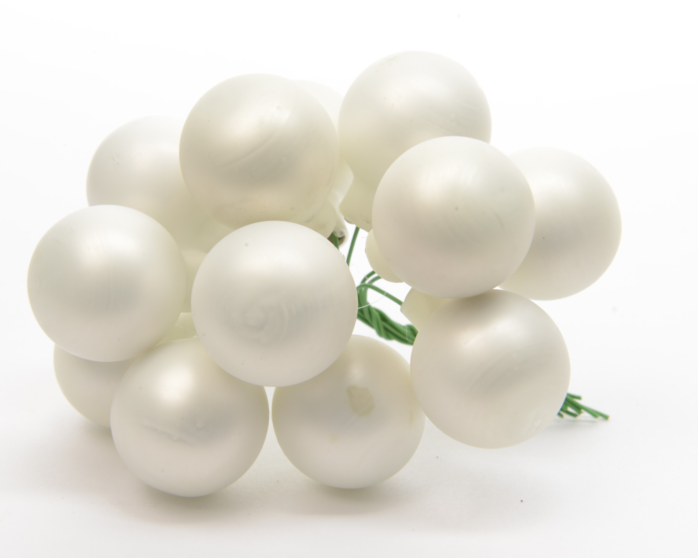 KÚLUR Á VÍR 25MM HVÍTAR