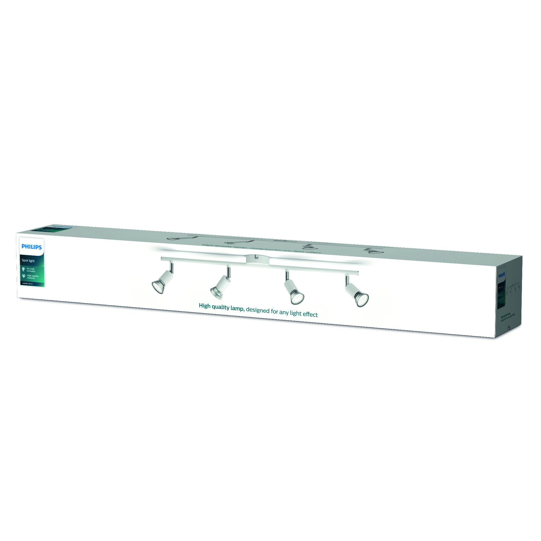 Limbali kastari 4x50W hvítur