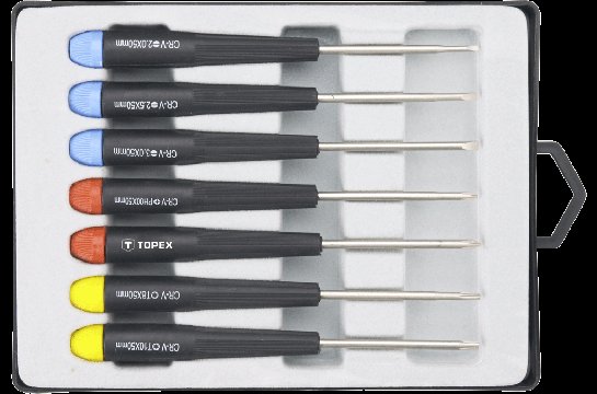 SKRÚFJÁRNASETT 7STK 39D552 TOPEX