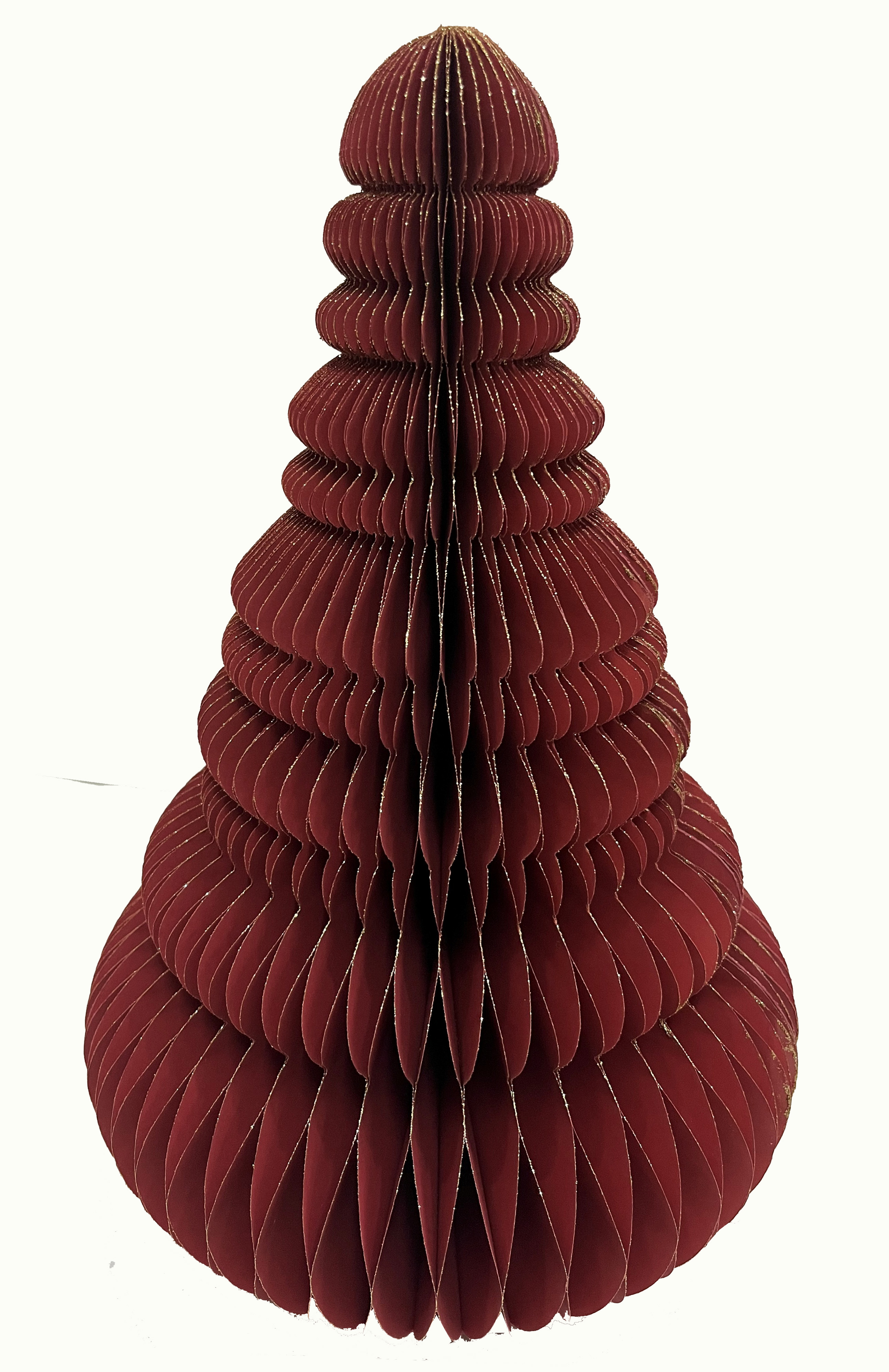 Pappatré 25cm dökkrautt