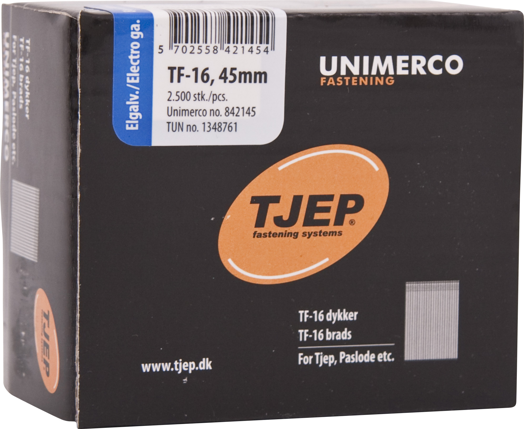 BYSSUSAUMUR 45MM TF16 TJEP DÚKK -(2500stk)