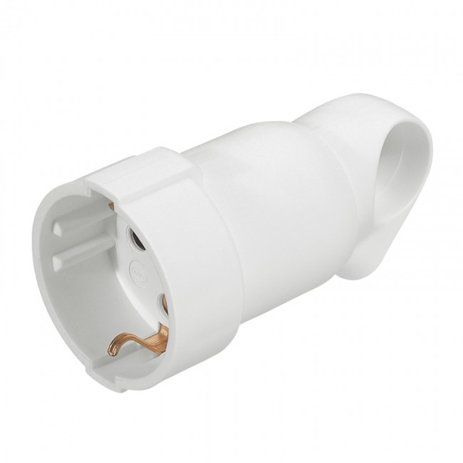 TAUGATENGILL 50191 M.LYKKJU 16A HVÍTUR 10STK/PK #