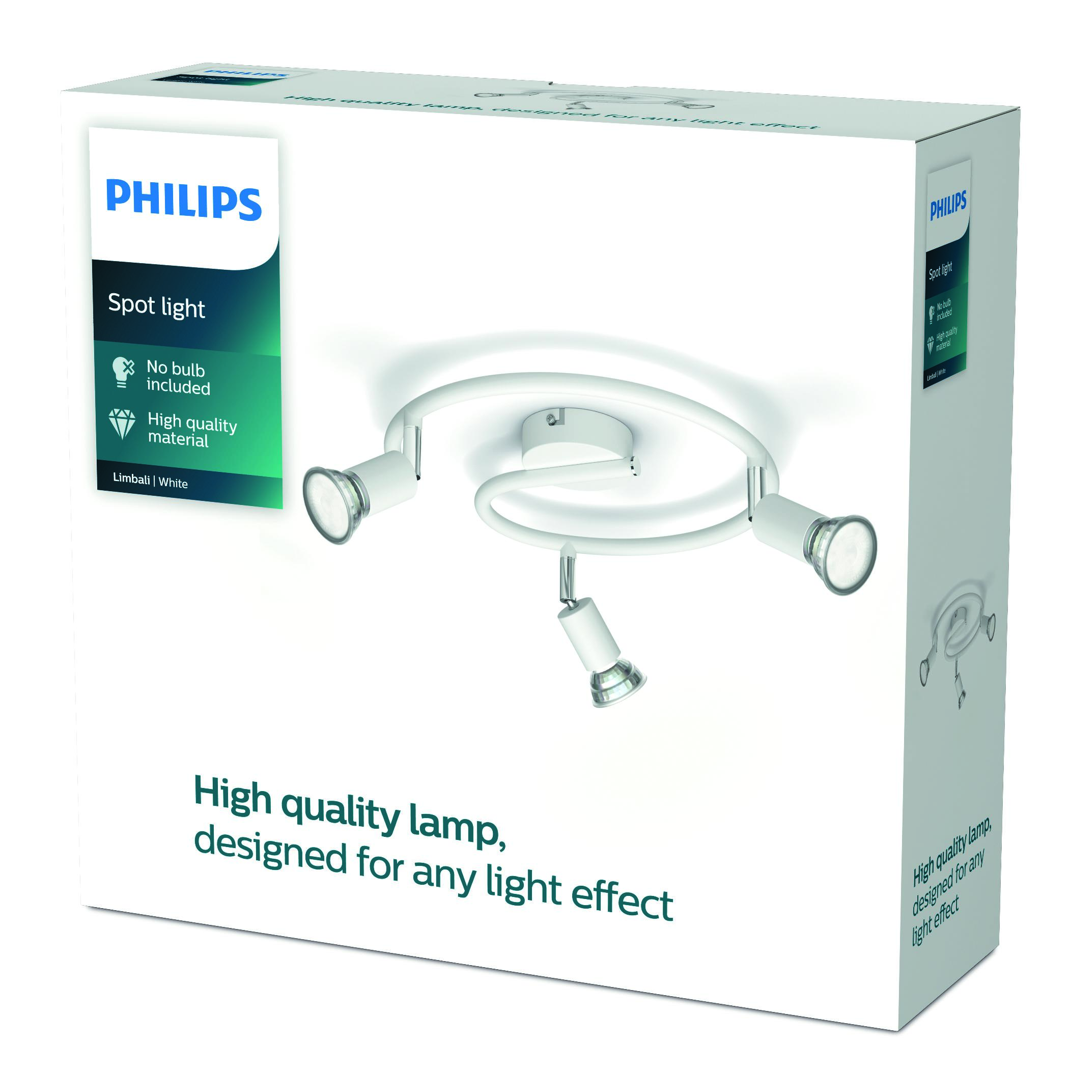 Limbali kastari 3x50W hvítur