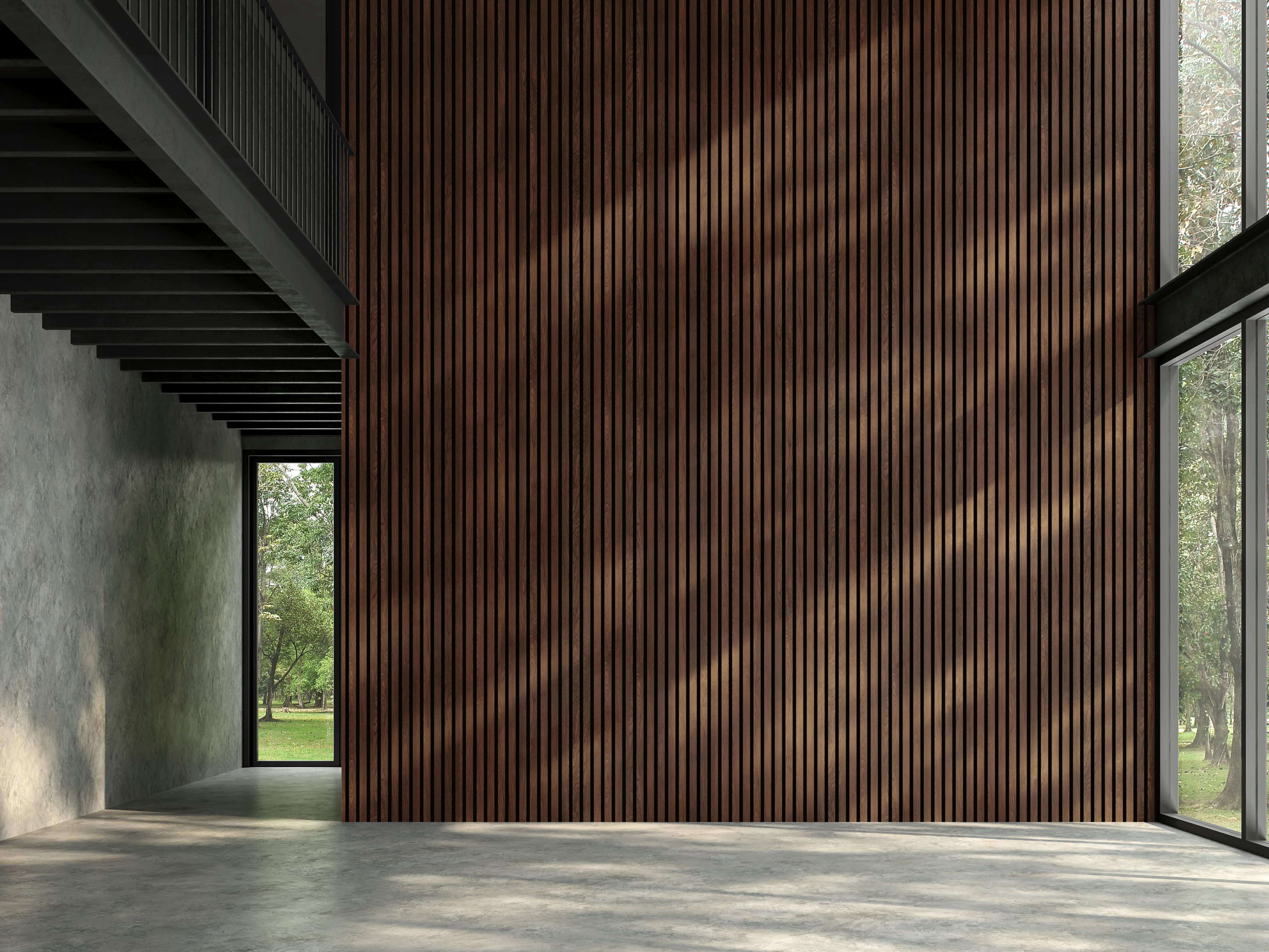 Hljóðdempandi plata Reykt Eik 22x605x3000 mm