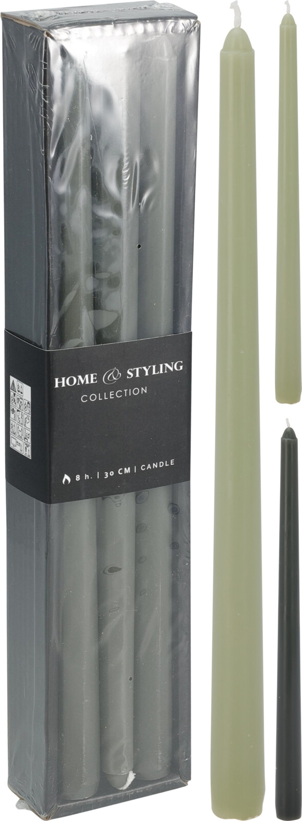 KertI 30cm 6stk grænn