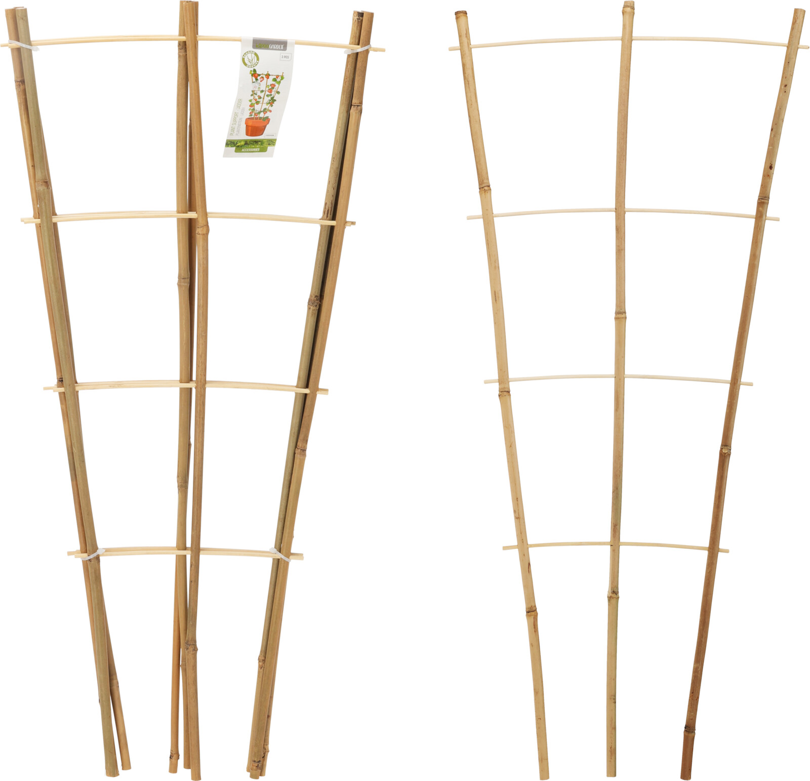 Plöntustigi bamboo 3stk