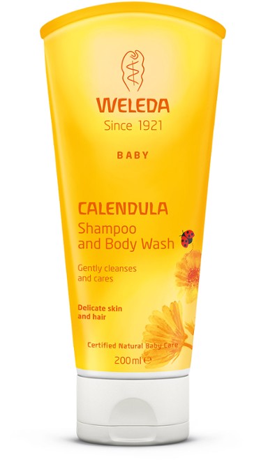 Weleda sjampó & sturtugel 200ml.