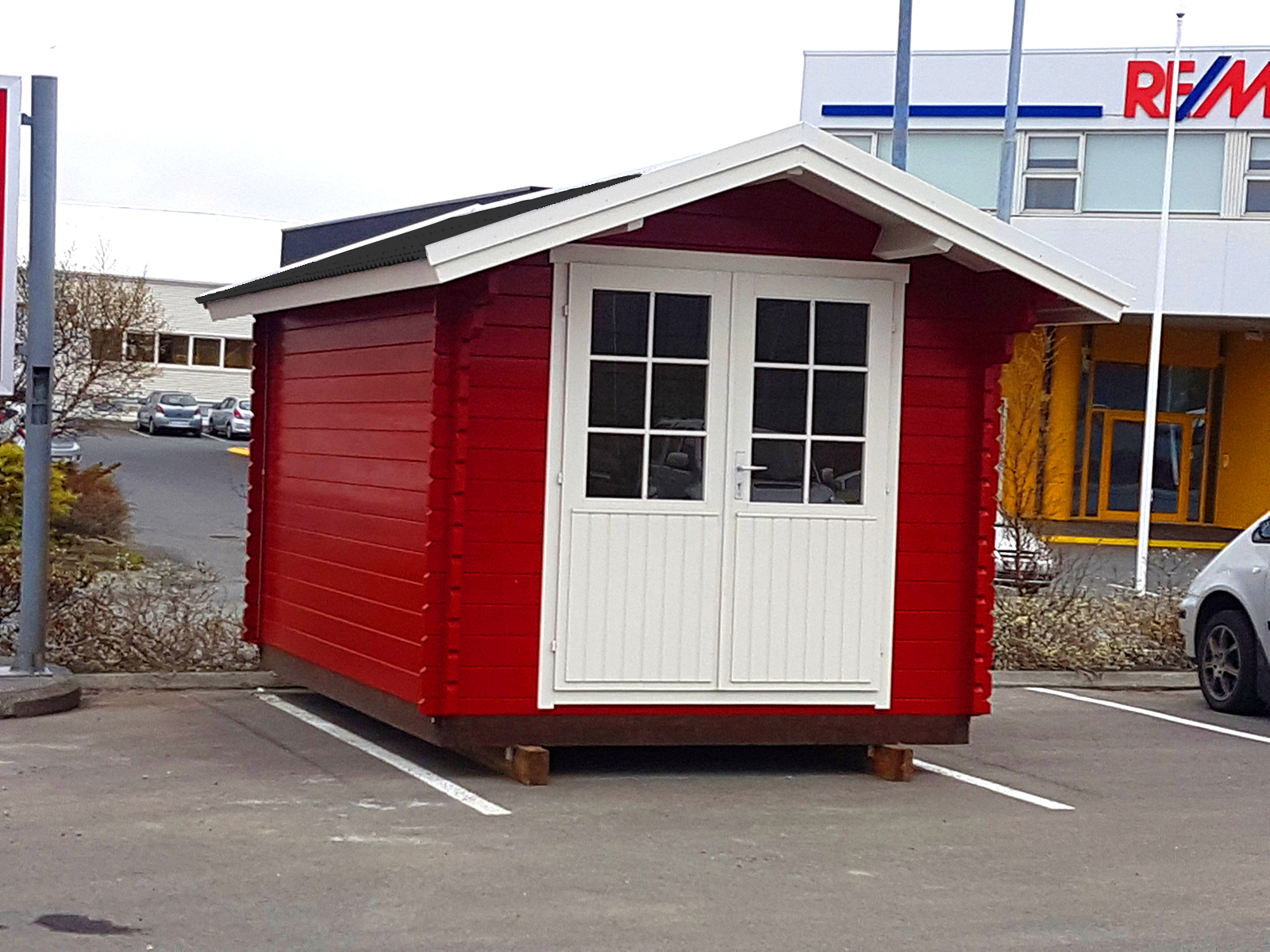 Garðhús  9.8 m2 með fylgihlutum ósamansett