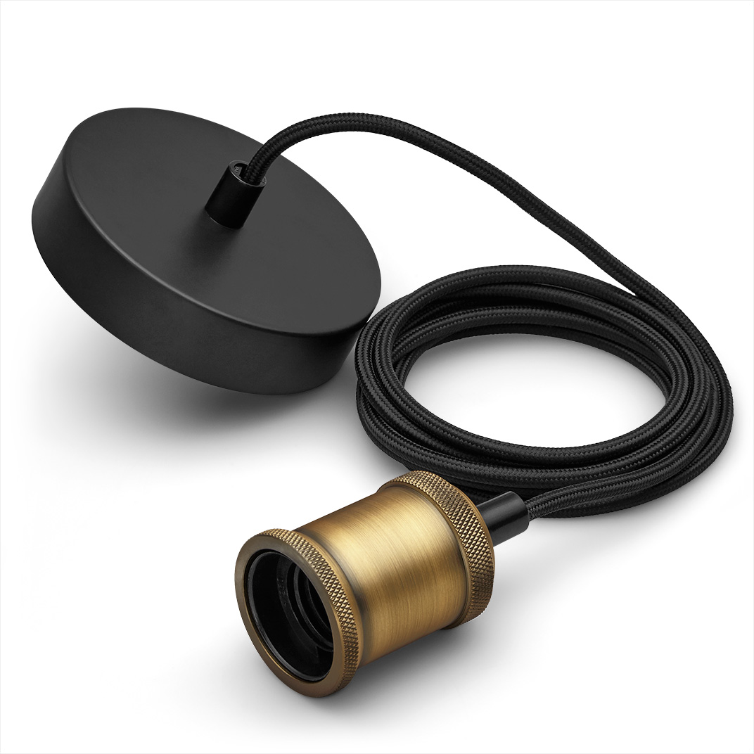 Vintage snúra gull Philips 1x60w - POD-36107-10-PN