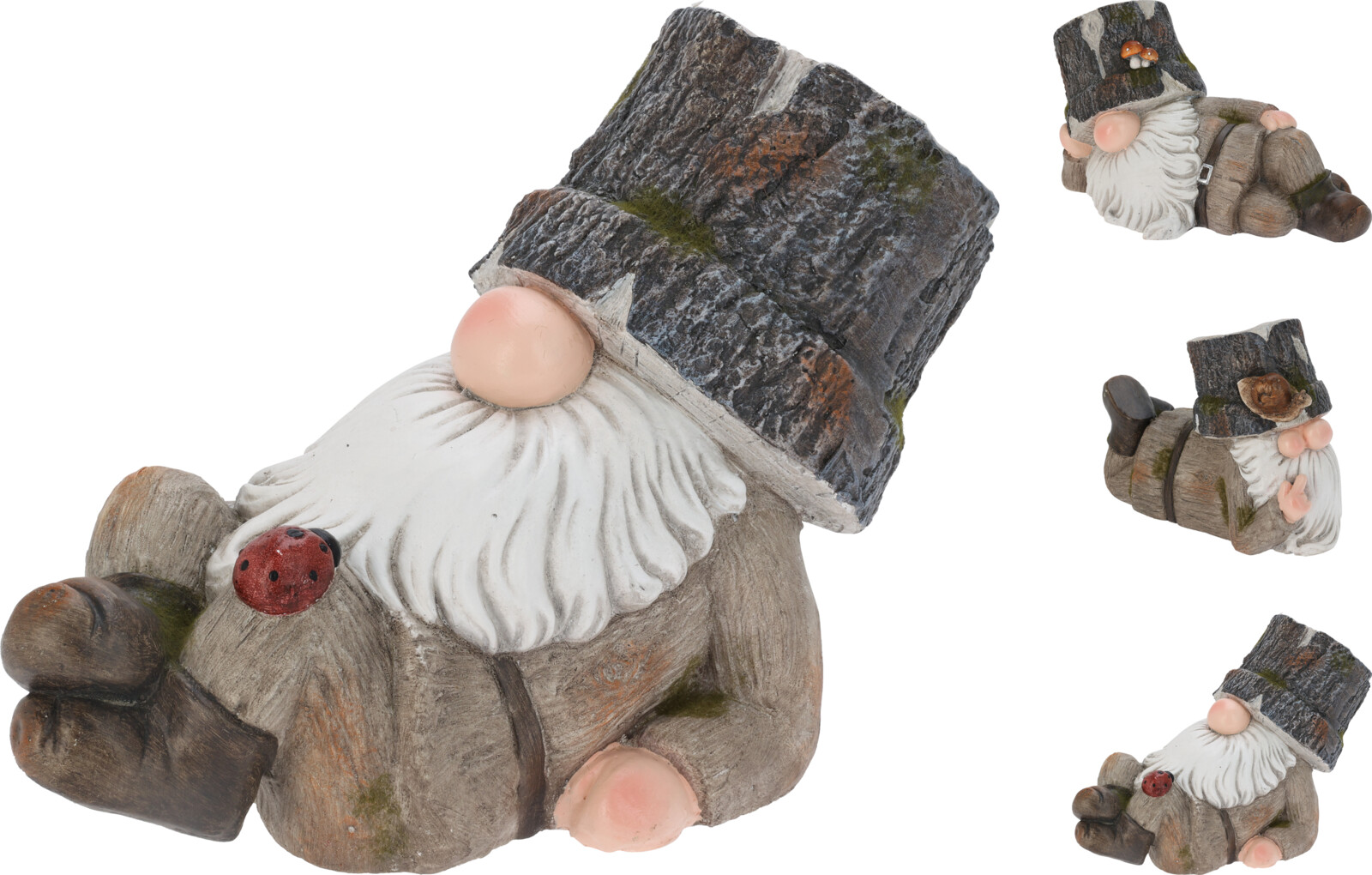 Blómapottur garðálfur 3 gerðir 37*17*h24cm