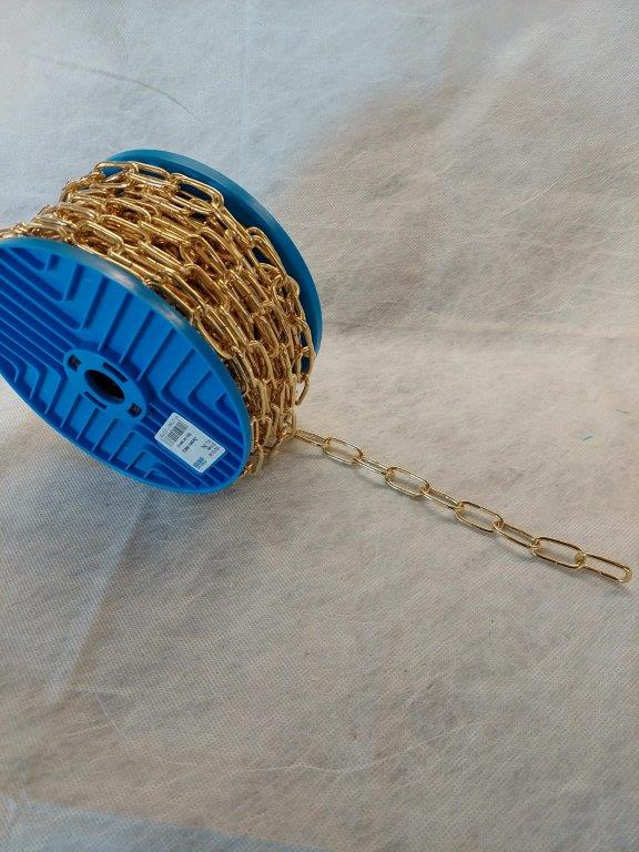 Keðja 1609/3,0mm Messing 30m