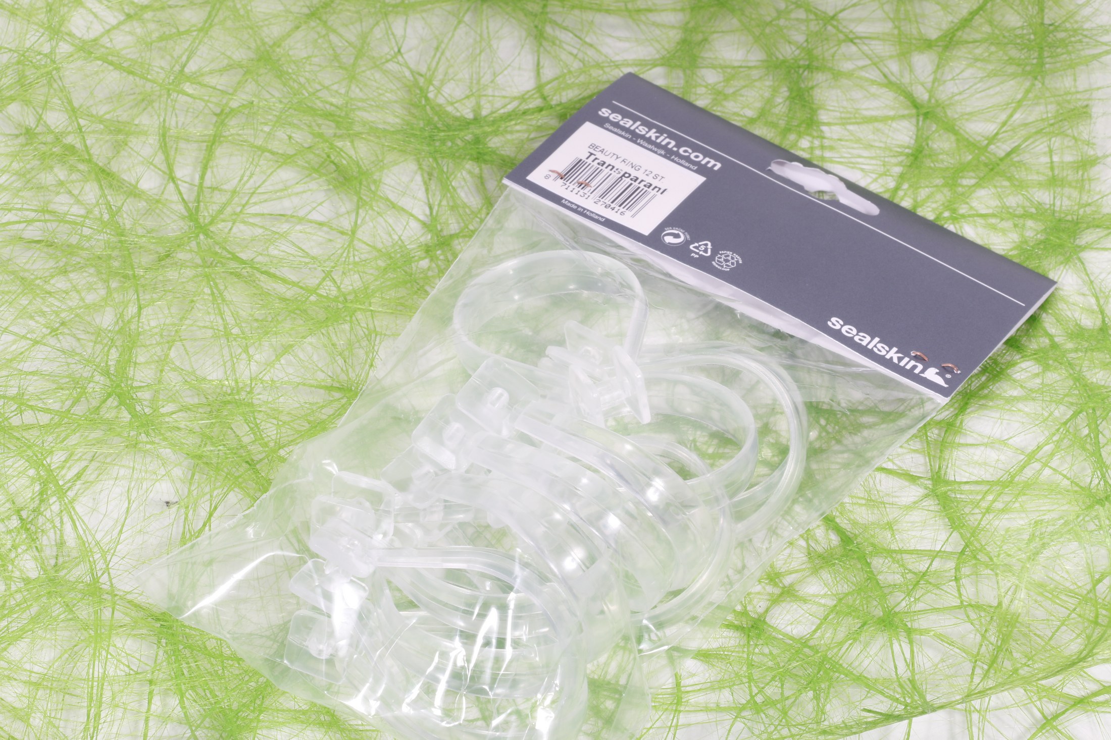 Krókar Sealskin Beauty glær 12 stk.