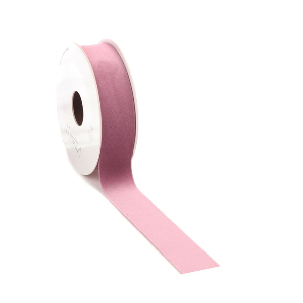 Borði Velvet Old Rose 25mm*5m.