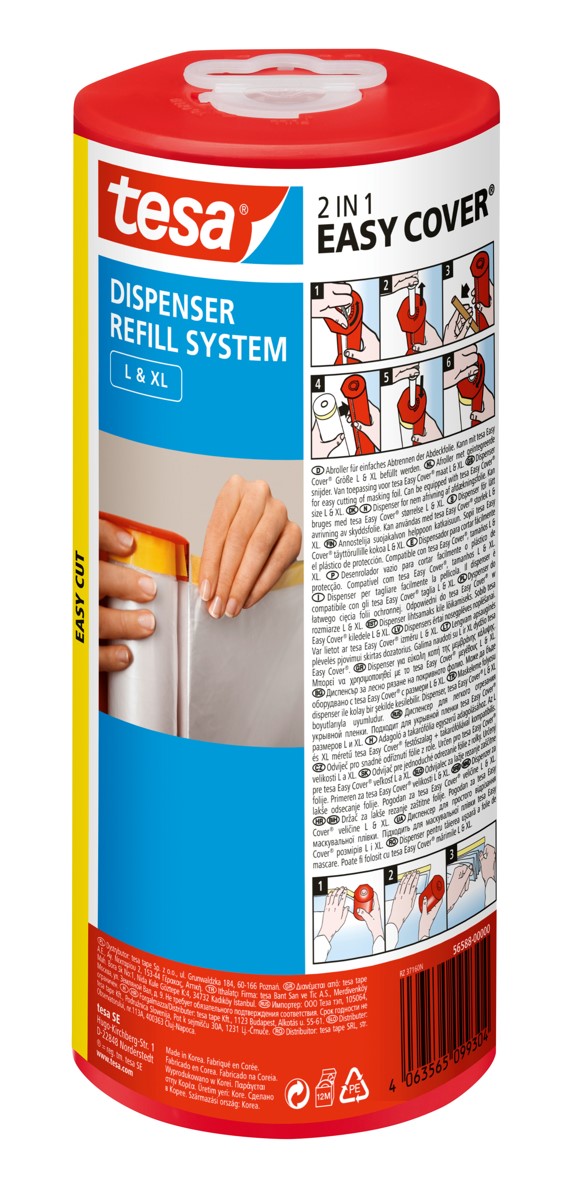 Tómur hólkur Tesa Easy Cover L/XL