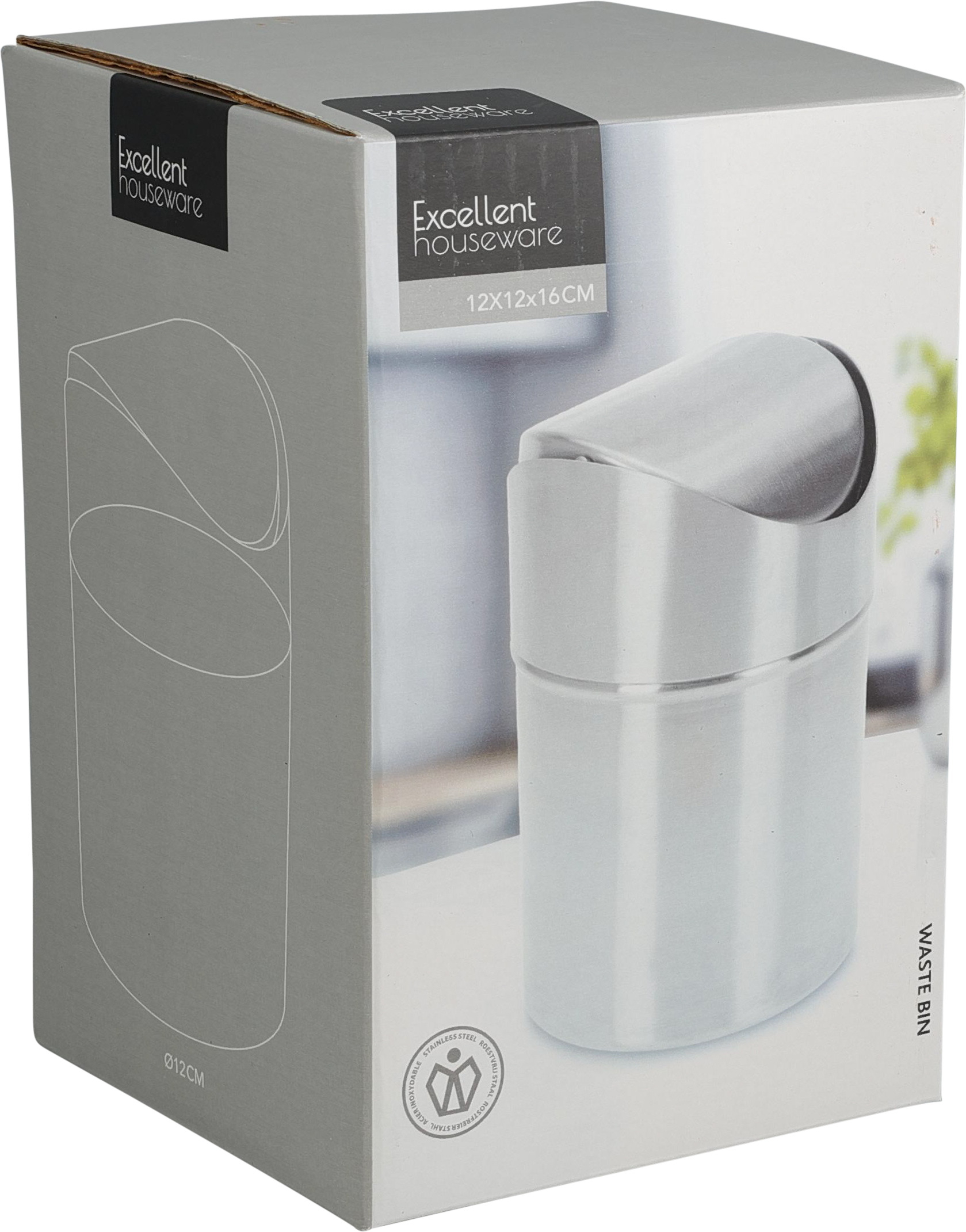 Ruslafata á borð með veltiloki