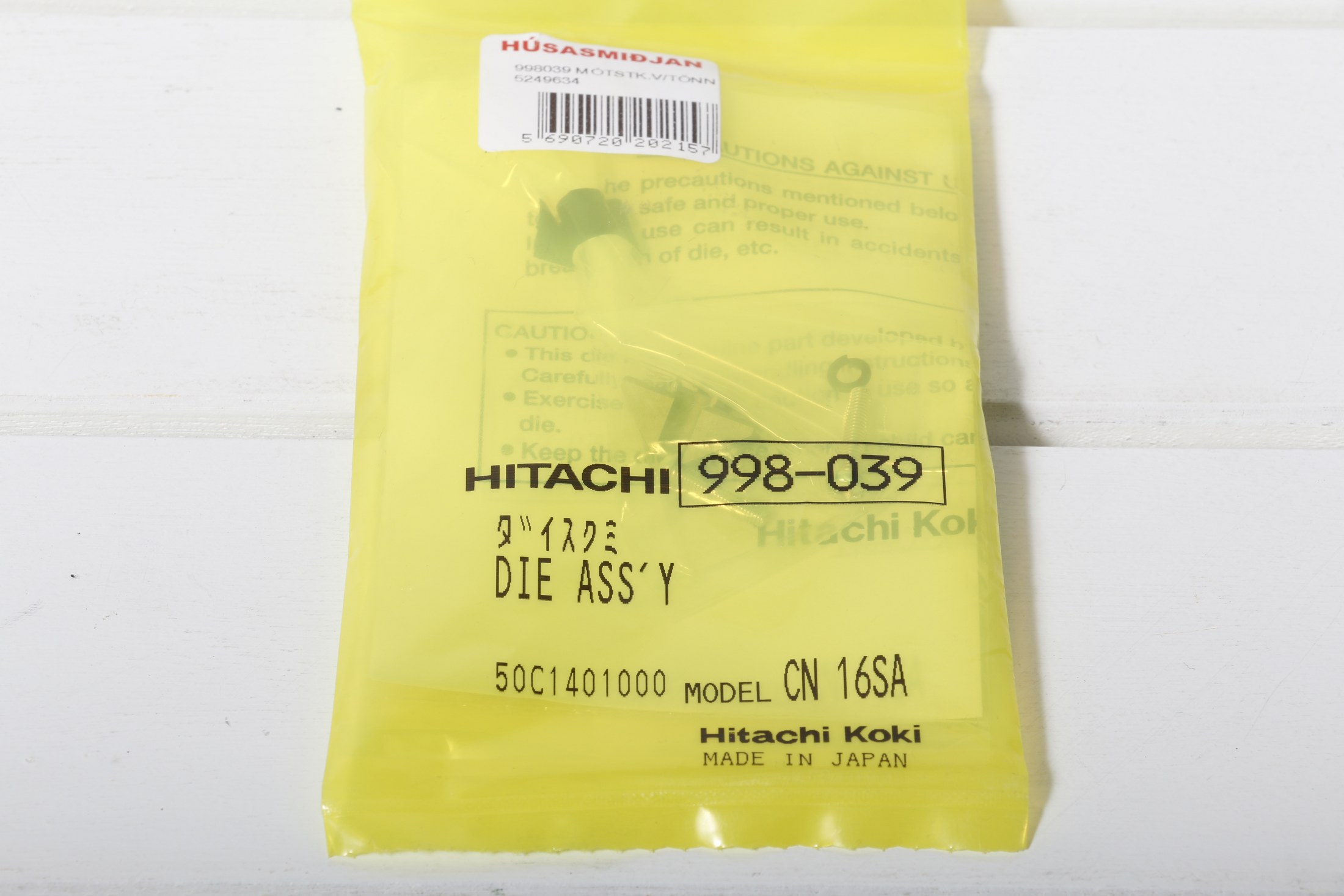 Mótstykki fyrir tönn í nagara Hikoki CN16