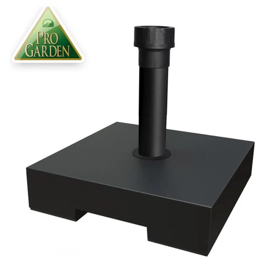 Sólhlífastatíf svart 30 kg