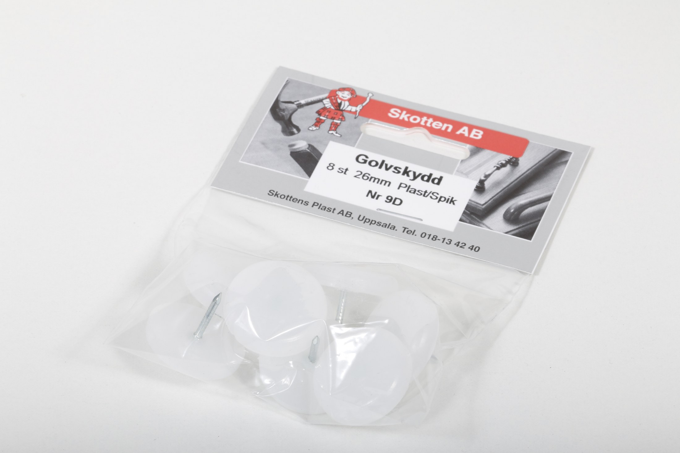 PLASTTAPPI 26MM M/NAGLA 8STK