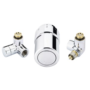 HANDK/OFN  RETÚRKRANI1/2 KRÓM HÆGRI SETT - DANFOSS