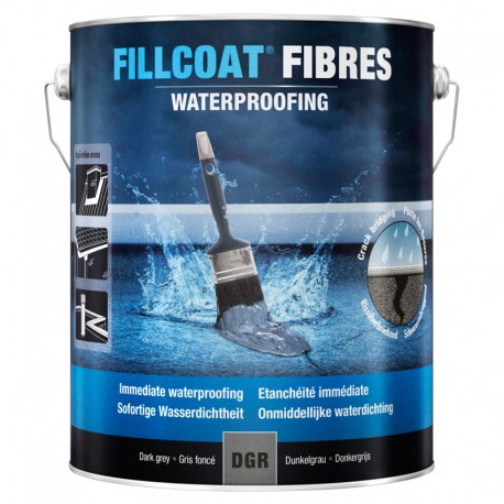 Rust-Oleum Fillcoat Fibers dökk grátt 5L
