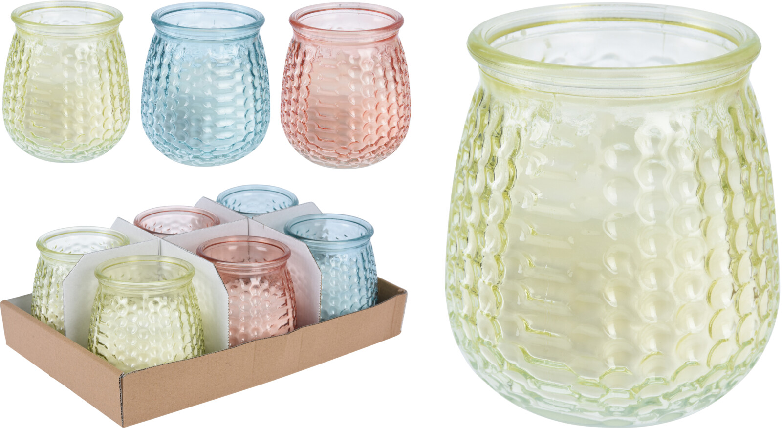 Kerti Citronella í glasi h11cm