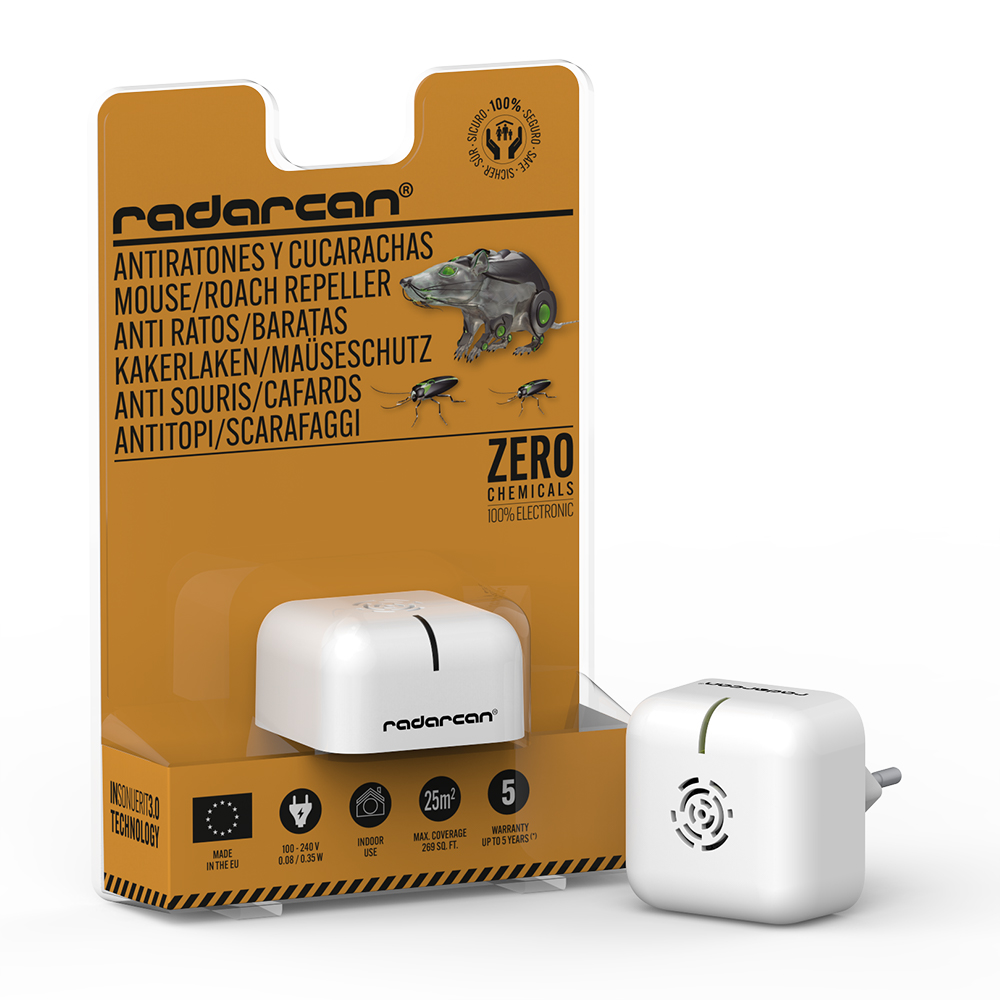 Músa- og kakkalakkafæla 240 V | 25 fm