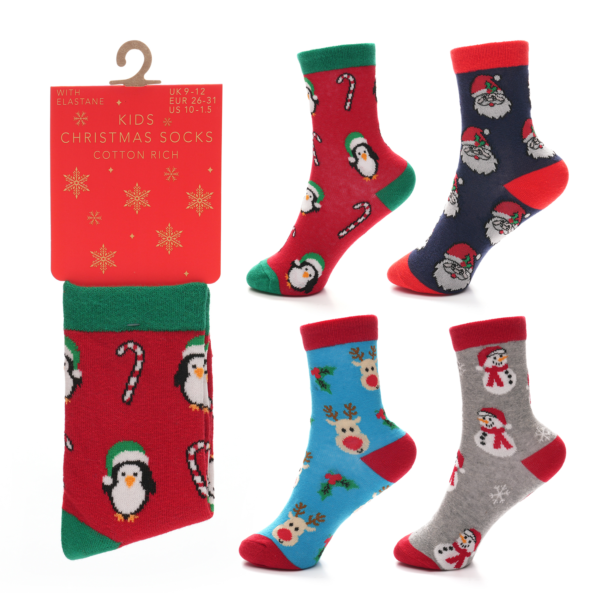 Jólasokkar f.börn 1 par