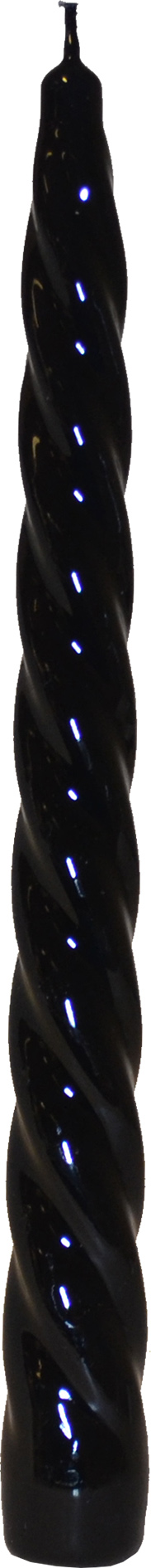 Stjakakerti Adpal snúið 23cm svart lakkað