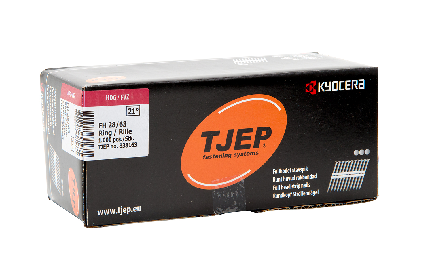 BYSSUSAUMUR 28/63HG 21°TJEP - 1000 STK - 838163