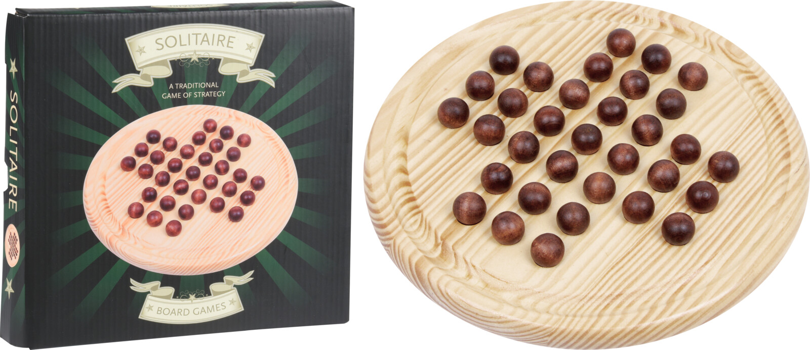 Leikur Solitaire viður