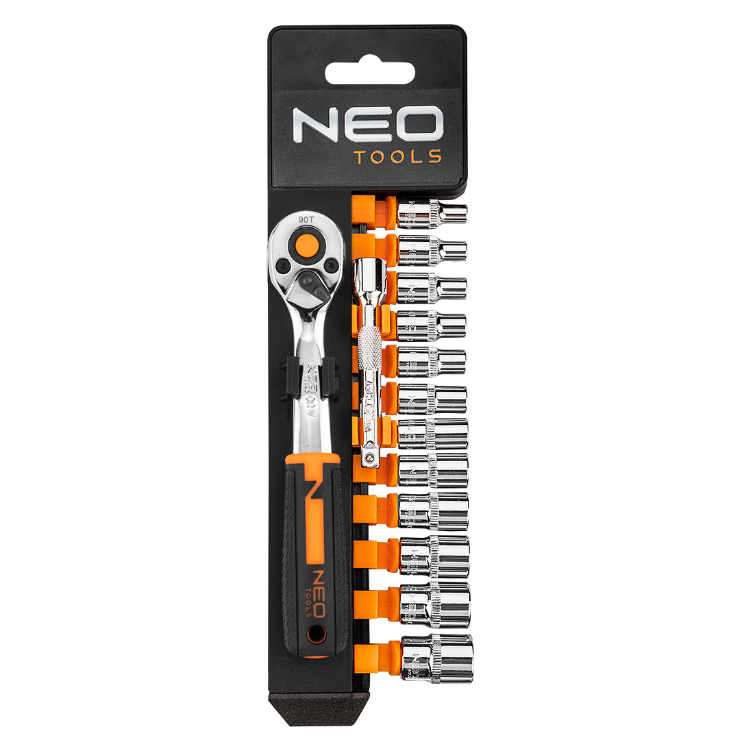 TOPPLYKLASETT 1/4" 14STK NEO 10-000
