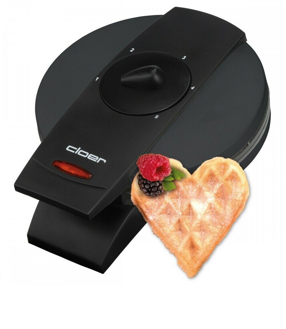 Vöfflujárn hefb Cloer 930W svart