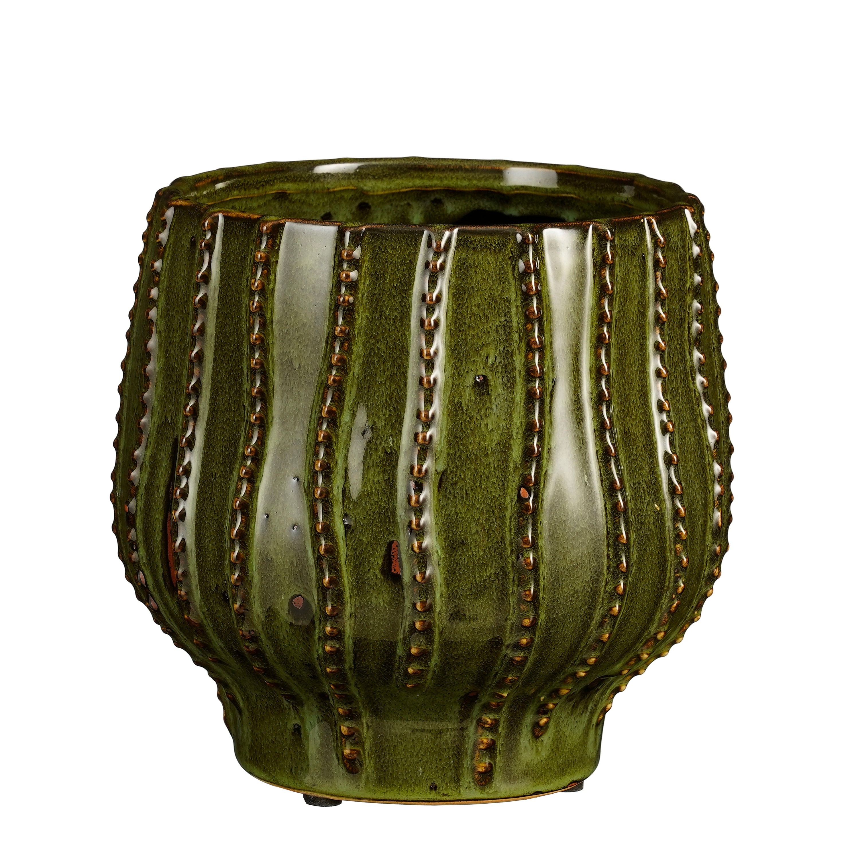 Pottur Cathy grænn 20*h19cm